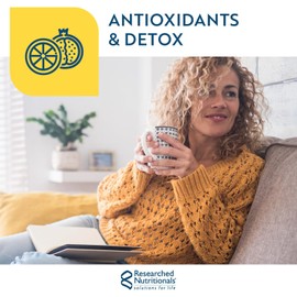 Researched Nutritionals TocoPure D&G - Vitamina E Tocotrienoles - Suplemento antioxidante para apoyar el metabolismo celular y lipídico y la salud cardíaca - Complejo de tocotrienoles gamma y delta