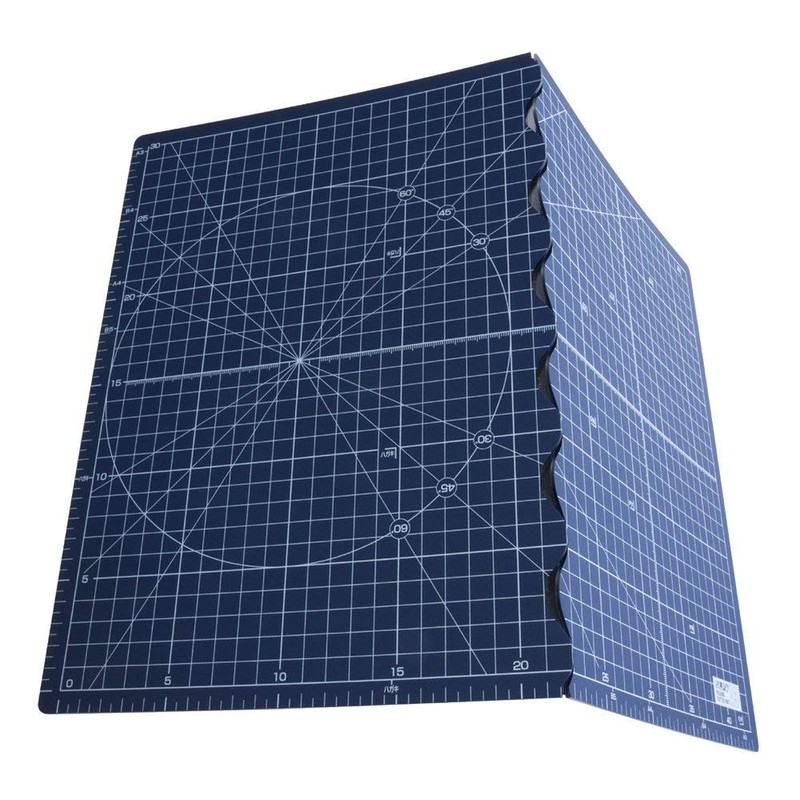 OLFA 223BSNV Bi-Fold Cutter Mat, A3 Navy (For Stationery Only)