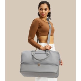 Uselike Weekender Bags for Women, Large Travel Duffel Bag with Shoes Compartment, Carry On Overnight Tote Bags with Toiletry Bags, Hospital Bags for Labor and Delivery with Wet Pocket