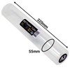 WestonBoxes Storage Tube for Posters, Prints, Drawings & Artwork, Clear