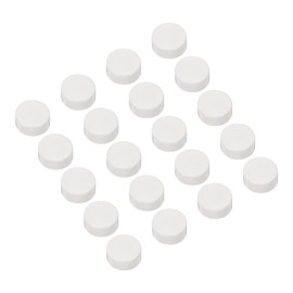 sourcing map PVC Tube Covers End Caps Pipe Inner PVC 25mm End Caps Round Plugs for Hose Electrical Conduit Pack of 20