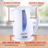 Brentwood 1100W 1.7L BPA Free Cordless Electric Kettle with Concealed