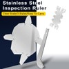 Smgda Drill Bit Angle Gauge, Stainless Steel 118 Degree Angle