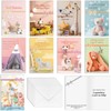 Motiskyy 36 Pcs Christian Baby Congratulations Cards Thank You Baby