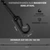 CLIFFORD Tensioning Rubber with Carabiner - 30 cm to 140