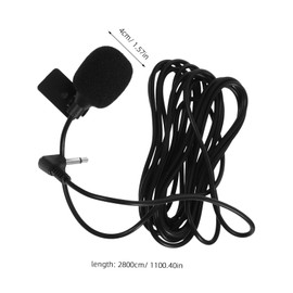 Operitacx Shoulder Degree Clip Microphone for Portable Enhanced Audio Quality Speaker