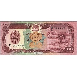 Banknote Afghanistan Pick-number: 58b uncirculated 1990 100 Afghanis (money for collectors - no means of payment)