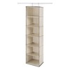 Whitmor Closet Organizer Heavy Duty Canvas 6 Shelf Hanging Accessory