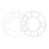 2PCS Wheel Spacer 3.1in ID 5.9in OD 0.2in Thickness Aluminium