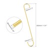 uxcell S Hanging Hooks, 12inch/300mm Extra Long Steel Hanger, Indoor