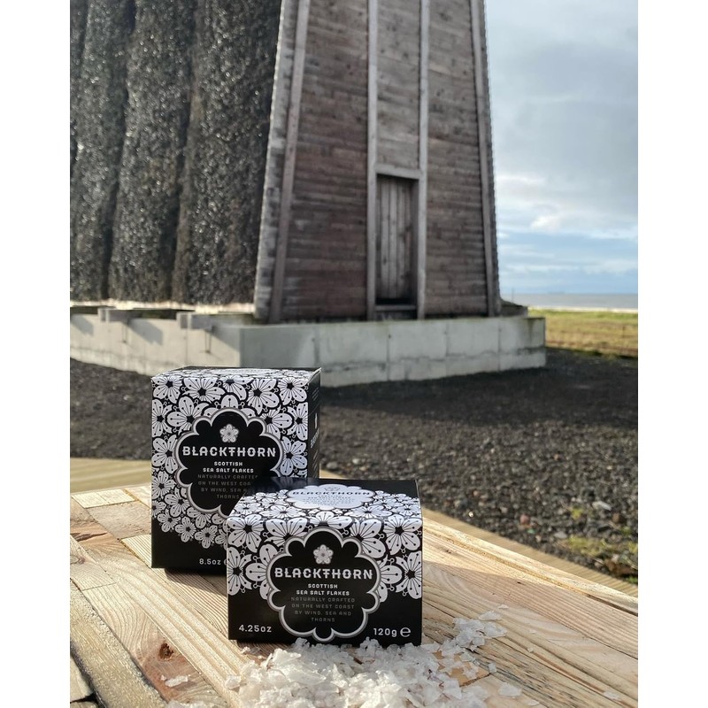 Blackthorn Scottish Gourmet Sea Salt Flakes - Natural and Unrefined,