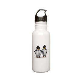 Truly Teague Stainless Water Bottle 0.6L Cool Penguins