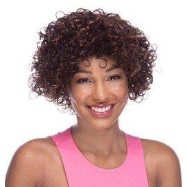 JOLINE Brazilian Remy Human Hair Lace Front by Elegante 4pc Bundle: 4oz Mara Ray Luxury Wig Shampoo, Wire Wig Stand, Wide Tooth Comb plus 19 Page Belle of Hope Q & A Guide (FS4.27)
