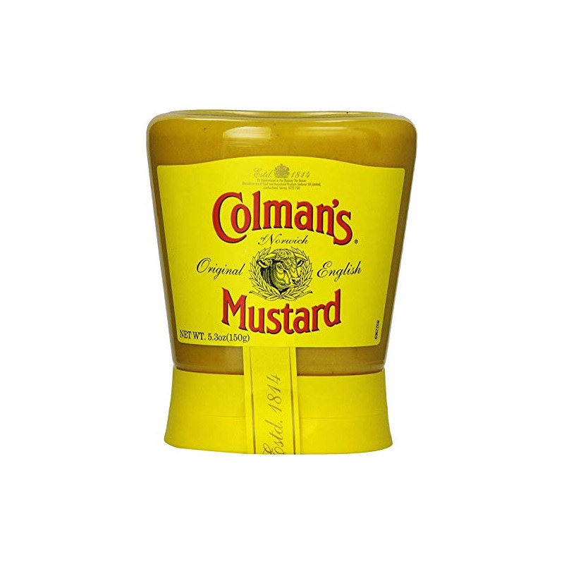 Colman's Squeezy Mustard, 5.3-Oz, Pack of 6