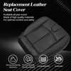 SecosAutoparts Front Driver Side Bottom Perforated Leather Replacement Seat Cover