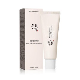 Relief Sun Protector solar coreano orgánico SPF50+, PA ++++ arroz y probióticos | Solución coreana para el cuidado de la piel para todo tipo de pielPr