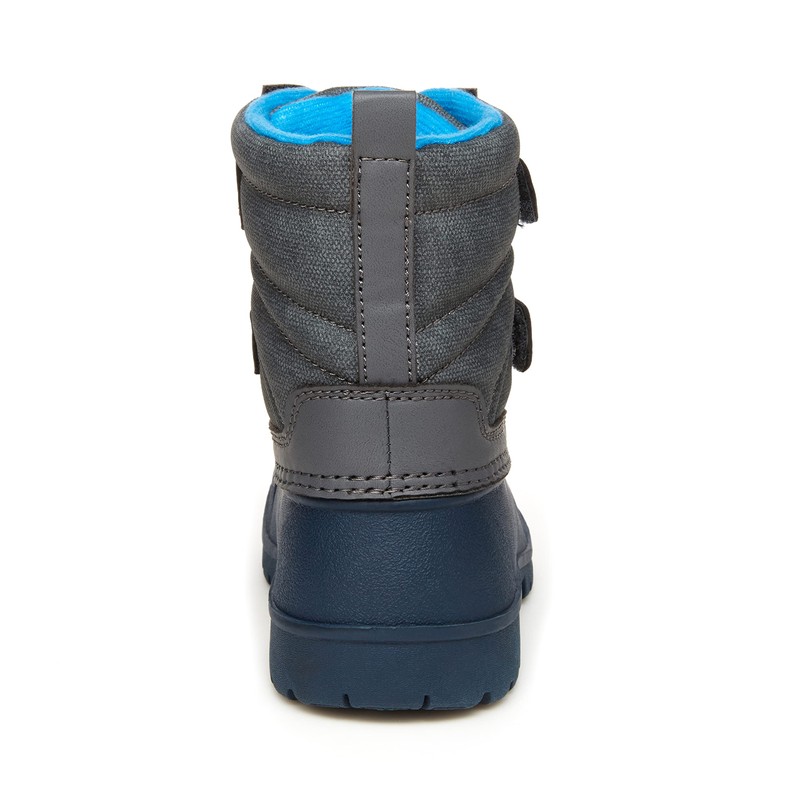 carter's Boy's Deltha Snow Boot, Grey, 6 Toddler