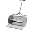 FAHKNS Compost Spreader for Lawn, 27 Inch Spreader with Adjustble