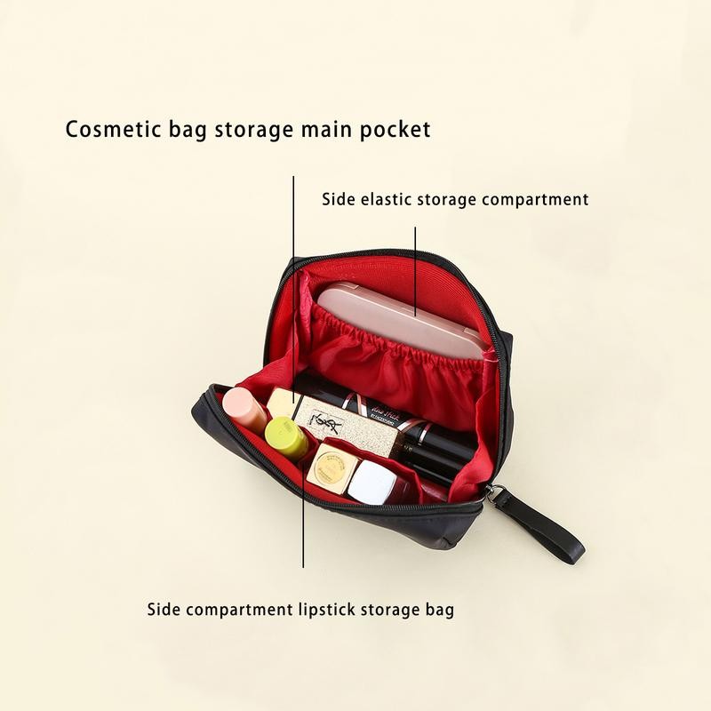 Lipstick Makeup Bag, Mini Small, Compartmentalized, Portable, Women's Organizer, Bag