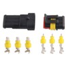 GTIWUNG 10 Kit 3 Pin Waterproof Connector Coupler Waterproof Connector