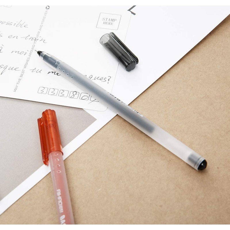 czxwyst 8761 Basic Liner Gel Ink Pens 0.5mm Fine Point