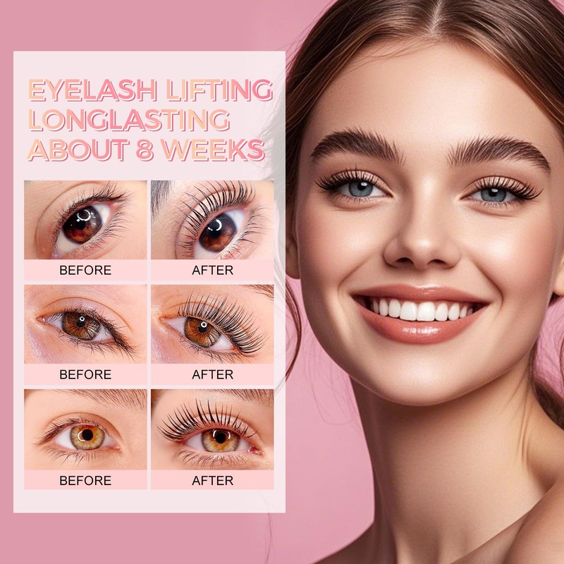 Lash Lift Kit with Glue Balm, Single Sealed Packaging Eyelash