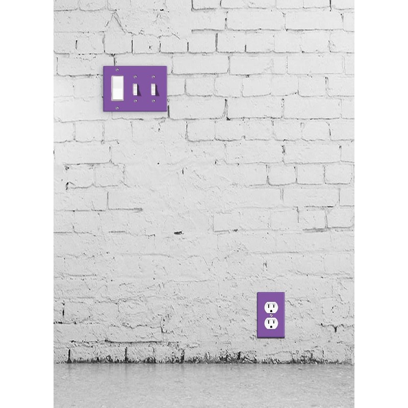 WIRESTER 3-Gang (1-Gang Decorator and 2-Gang Toggle) Light Switch Plate/Wall