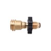 Flame King Propane Tank Adapter POL to QCC1 Type Converts