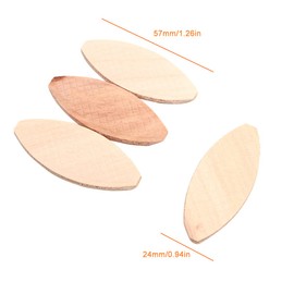 Shiwaki Pack of 100 Size 20# Wood Splicing Pins, Flat Dowels Made of Beech Wood, Ideal for Wood Milling of Battens Machines for Mounting Slats