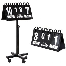 G.I.L Sports Scoreboard for Table Tennis, Badminton, Volleyball, and Soccer 02. Scoreboard (Large Type)