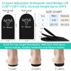 Dr. Shoesert Adjustable Orthopedic Heel Wedge Lift for Leg Length