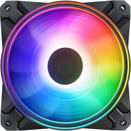 RGB LED Fan Colorful PC Case Fan Case Fan 120mm Silent High Air Flow Cooling Desktop