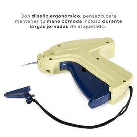 Vmingo Pistola Etiquetadora de Ropa Precio Boutique Mercancia Almacén Tienda con 5000 Plastiflechas Puas y Kit de 5 Agujas Repuesto