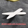 LORJE 100Pcs Shirt Collar Stays,5 Sizes Collar Stiffeners Plastic White