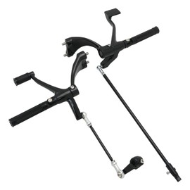 FENGREN Motorcycle Black Forward Controls Complete Kit Pegs Levers Linkages for Harley 2014-2022 Sportster XL 883 1200 Forty Eight XL883/C/N/L/R, XL1200C/R/L/N/X