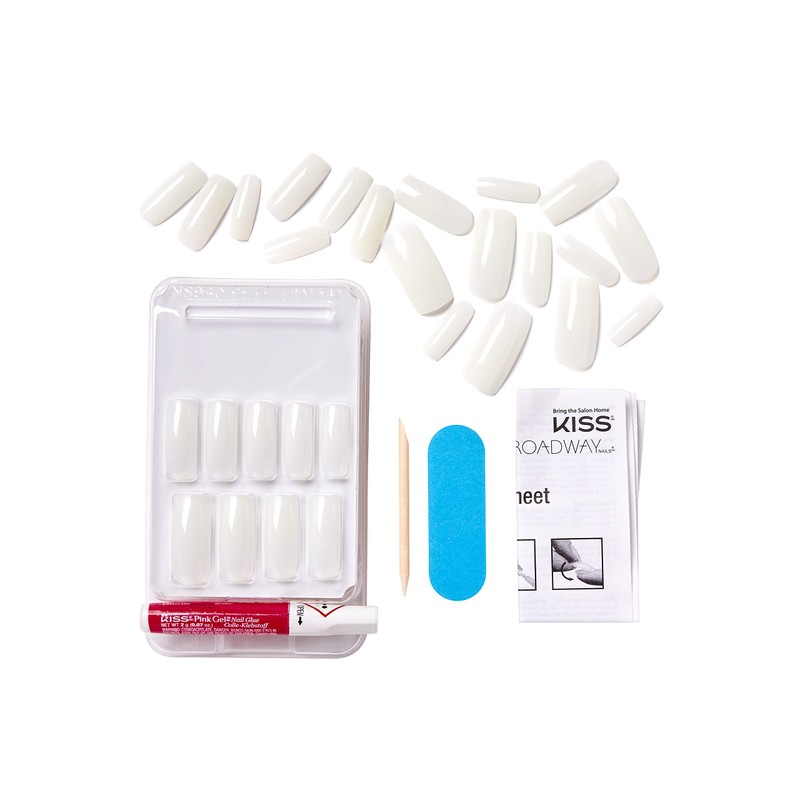 Kiss Salon Natural Nail - Go Rouge