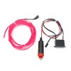 Unbranded Pink LED Car EL Wire Neon String Strip Lights