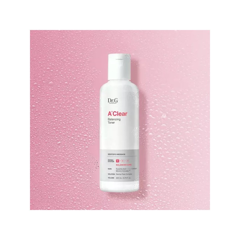 Dr.G 닥터지 에이클리어 밸런싱 토너 200ml Dr.G A-Clear Balancing Toner