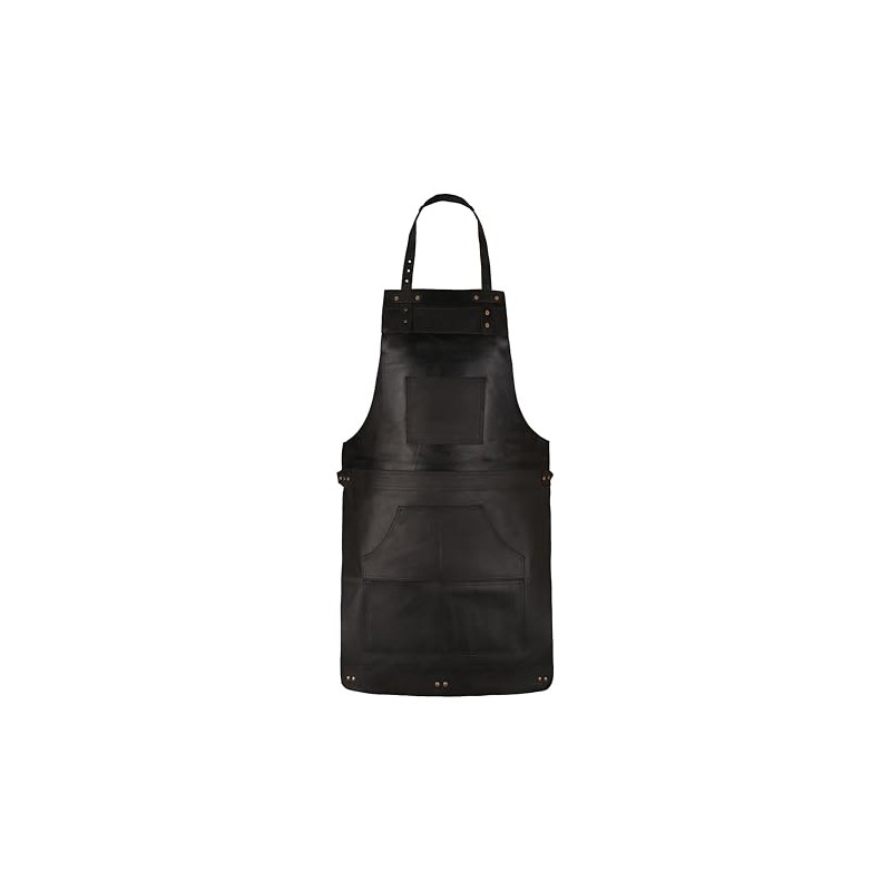 TANNER lONDON Full Grain Leather Apron for Butcher, Barber, Woodwork,
