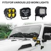 BIZOCO A Pillar Light Mount for Jeep Wrangler JL Gladiator