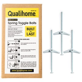 Spring Toggle Bolt Anchors 1/8" x 4" 20 Pack