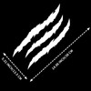 HUWANDE 4Pcs Car Stickers Vinyl Claw Marks Decals for Men,Car