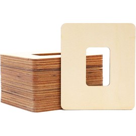 Bright Creations Unfinished Wood Picture Frames for 2 x 3 Inch Photos (5 x 6 in, 24-Pack)