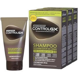 Just for Men Control Gx Shampoo Desvanecedor Progresivo De Canas, Paquete de 3, 118ml