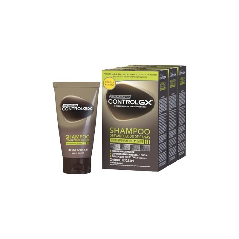 Just for Men Control Gx Shampoo Desvanecedor Progresivo De Canas,