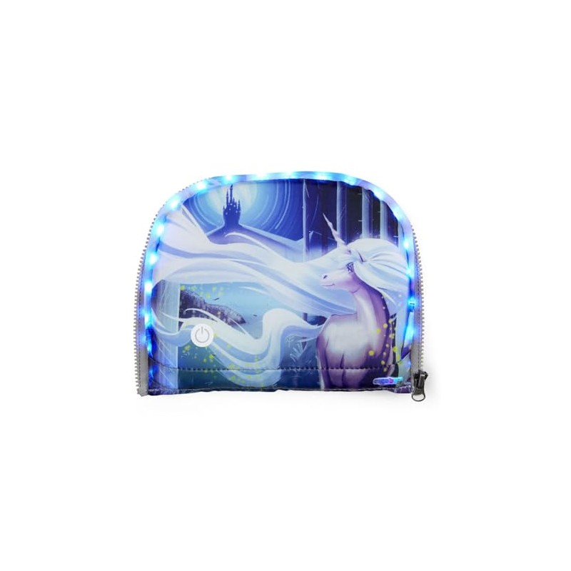 ergobag LED Zippies School Bag Accessory Front Pocket Motif Worlds