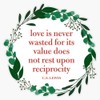 Love is Never Wasted C.S. Lewis Quote Bumper Sticker Vinyl