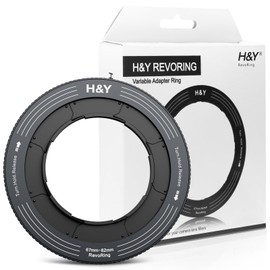 H&Y Step Up Rings for Filters Adapter Variable Step Up Ring Lens Filter Adapter Rings Stepping Up Ring 67-82mm to 82mm Dark Grey
