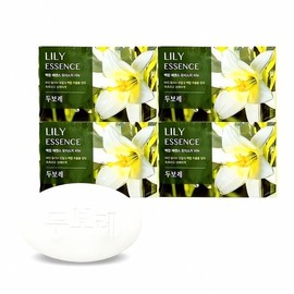 Duboret Lily Essence Soap 100g 4pcs Flower Fragrance Cleanser Handmade Skin Care Natural Moisturizing Natural Cash on Delivery or Pay upon Order / 두보레 백합 에센스 비누 100g 4개입 꽃 향기 클렌저 수제 스킨 케어 자연 보습 천연 착불 또는 주문시 결제