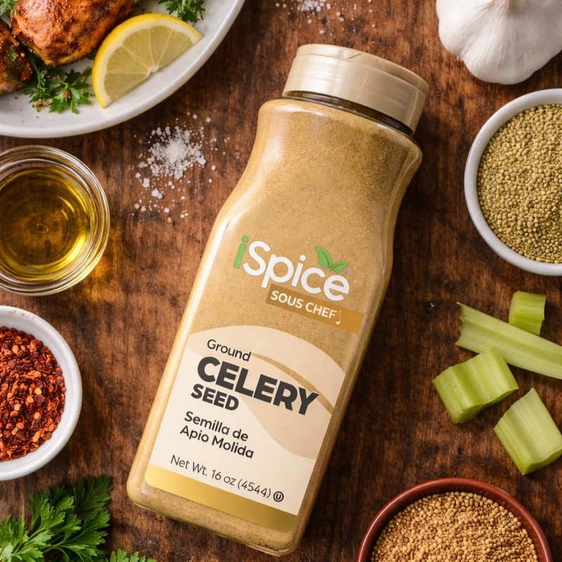 iSpice | Celery Seed Ground | Bulk Size | Gourmet